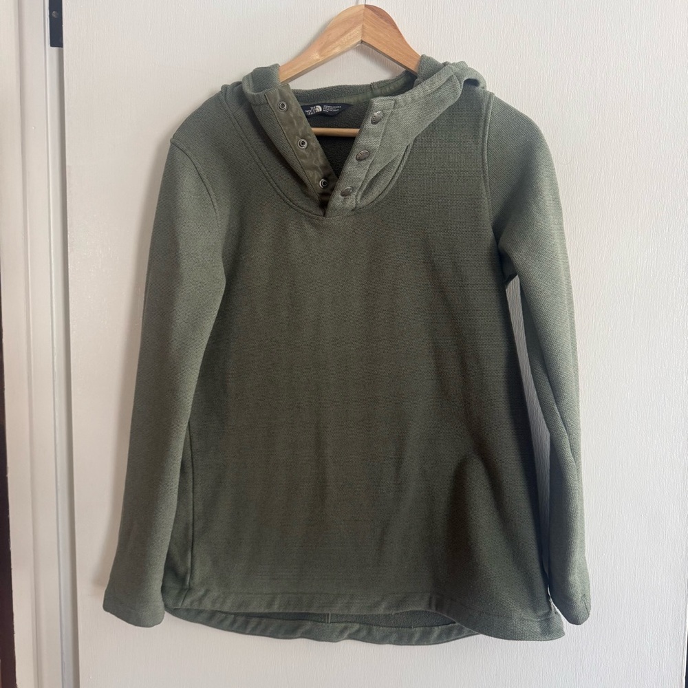 Womens The North Face Knit Stitch Fleece Hoodie